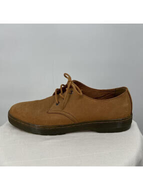 Unisex Doc Marten Coronado Leather Sneakers Oxfords Cognac Brown Shoes M10/L11